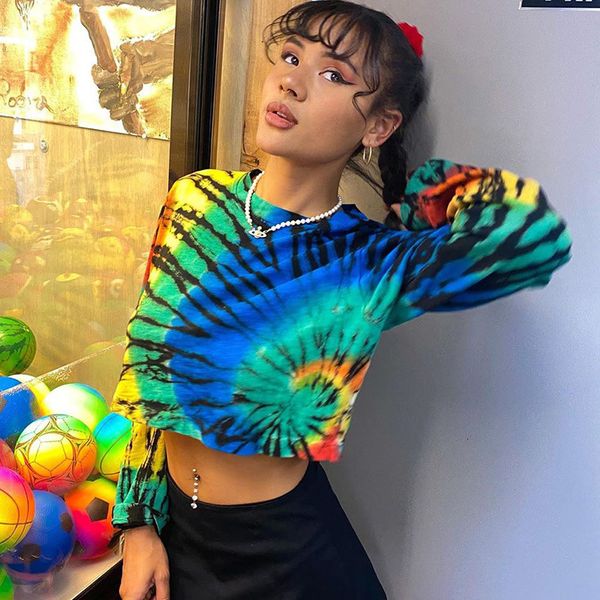women's t-shirt summer tie-dye t-shirts short sleeve fashion casual women streetwear ladies gradient print, White
women's t-shirt summer tie-dye t-shirts short sleeve fashion casual women streetwear ladies gradient print, White