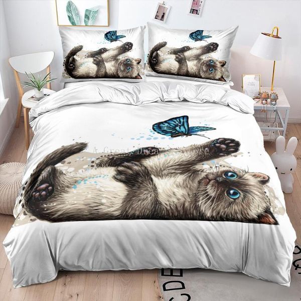 bedding sets set animal cat duvet cover 2/3pcs printing comforter pillowcas kid size bedroom decor
bedding sets set animal cat duvet cover 2/3pcs printing comforter pillowcas kid size bedroom decor