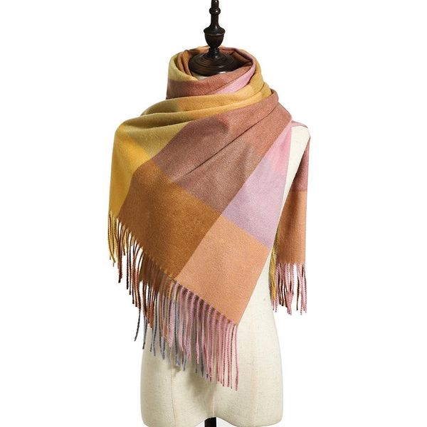 scarves 2021 fashion cashmere ladies plaid scarf winter warm shawl women's square collar long thick blanket, Blue;gray
scarves 2021 fashion cashmere ladies plaid scarf winter warm shawl women's square collar long thick blanket, Blue;gray