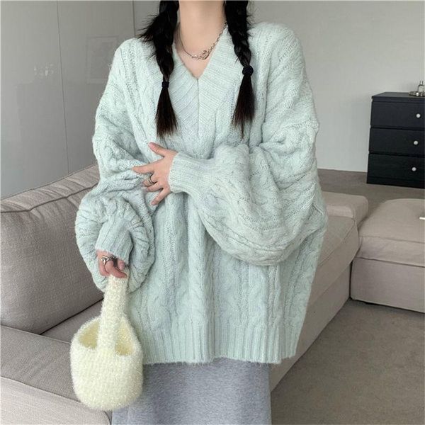 women's sweaters winter warm knitted pullover sweater women solid oversize casual female korean style designer knitwear 2021, White;black
women's sweaters winter warm knitted pullover sweater women solid oversize casual female korean style designer knitwear 2021, White;black
