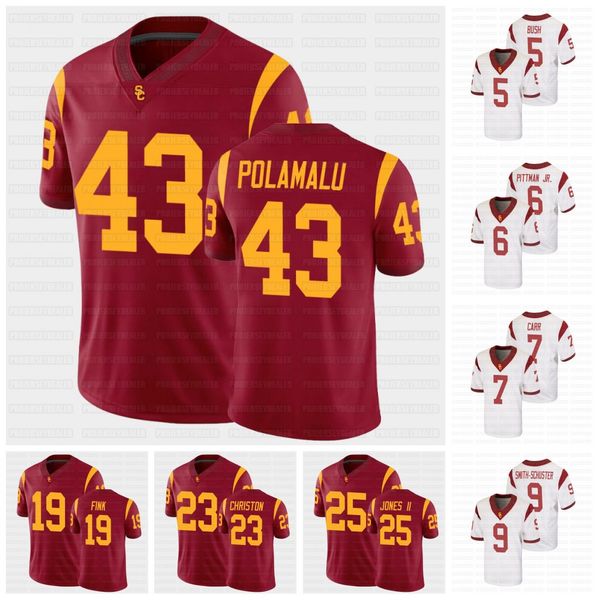 usc trojans ncaa college football alumni player game jersey 5 reggie bush 6 michael pittman jr. carr smith-schuster slovis fink pola-mao chr, Black
usc trojans ncaa college football alumni player game jersey 5 reggie bush 6 michael pittman jr. carr smith-schuster slovis fink pola-mao chr, Black