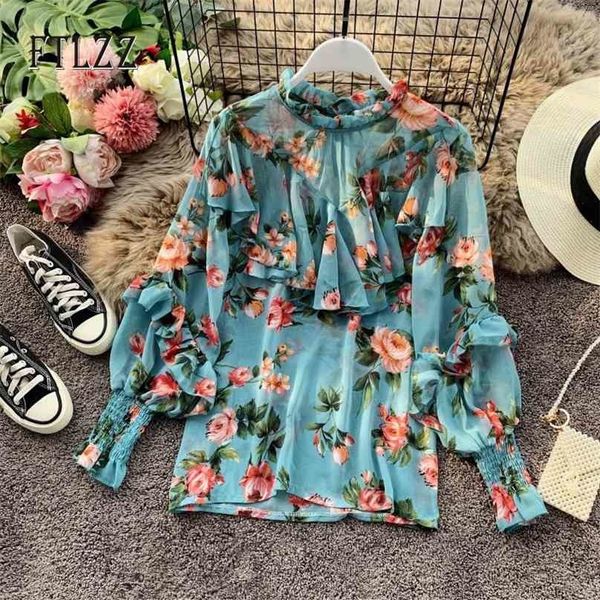spring autumn ruffle chiffon blouse women stand collar flower printed korean ladies long sleeve vintage blusas mujer 210525, White
spring autumn ruffle chiffon blouse women stand collar flower printed korean ladies long sleeve vintage blusas mujer 210525, White