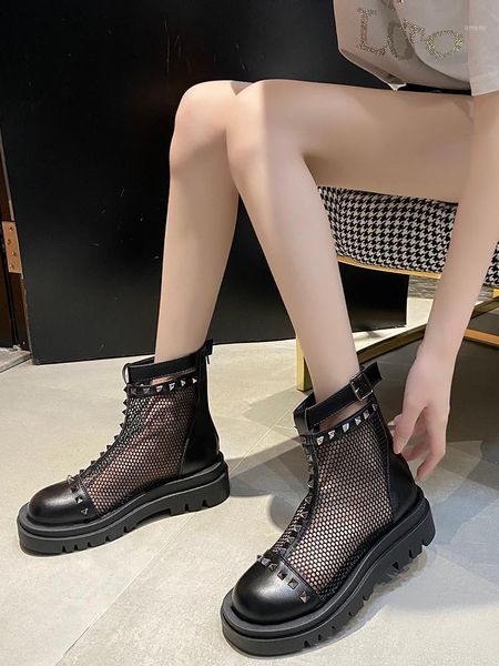 boots large size elegant rivet female short tube summer british style thin breathable thick-soled comfortable single boot1, Black
boots large size elegant rivet female short tube summer british style thin breathable thick-soled comfortable single boot1, Black
