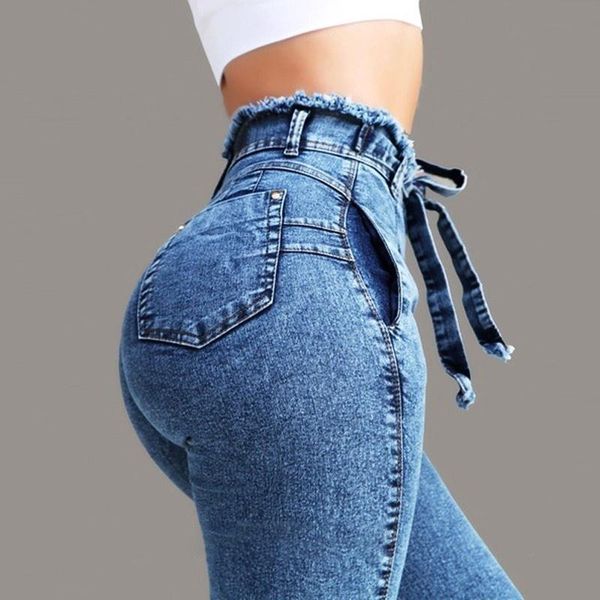 women's jeans women bandage high waist slim blue gray vintage denim pants burr belt multi-size female casual trousers
women's jeans women bandage high waist slim blue gray vintage denim pants burr belt multi-size female casual trousers