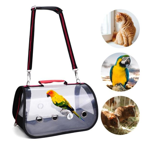 other bird supplies transparent pet parrot handbag carrying cage outdoor travel breathable carrier transport shoulder bags birds
other bird supplies transparent pet parrot handbag carrying cage outdoor travel breathable carrier transport shoulder bags birds