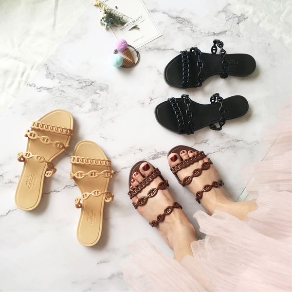 75% off factory outlet sale 2021 korean pig nose slippers, women's chain fashion web celebrity soft soles outside wearing sandals, beac, Black
75% off factory outlet sale 2021 korean pig nose slippers, women's chain fashion web celebrity soft soles outside wearing sandals, beac, Black