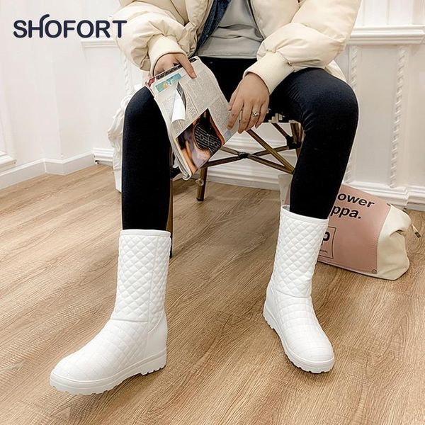 boots shofort womens 2021 fashion solid color lozenge all-match women shoes thicken plush warm heighten anti-skid snow, Black
boots shofort womens 2021 fashion solid color lozenge all-match women shoes thicken plush warm heighten anti-skid snow, Black