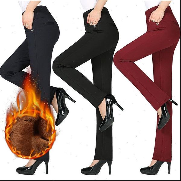 plus size spring autumn women pant loose high elastic middle aged clothing female velvet thick winter, Black;white
plus size spring autumn women pant loose high elastic middle aged clothing female velvet thick winter, Black;white