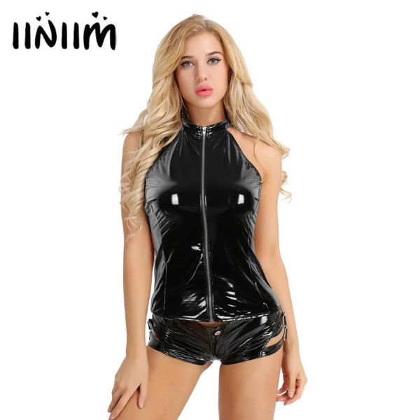 women's tanks & camis women fashion wetlook faux leather sleeveless femme 2021 halter zipper backless punk vest tank for jeans, White
women's tanks & camis women fashion wetlook faux leather sleeveless femme 2021 halter zipper backless punk vest tank for jeans, White