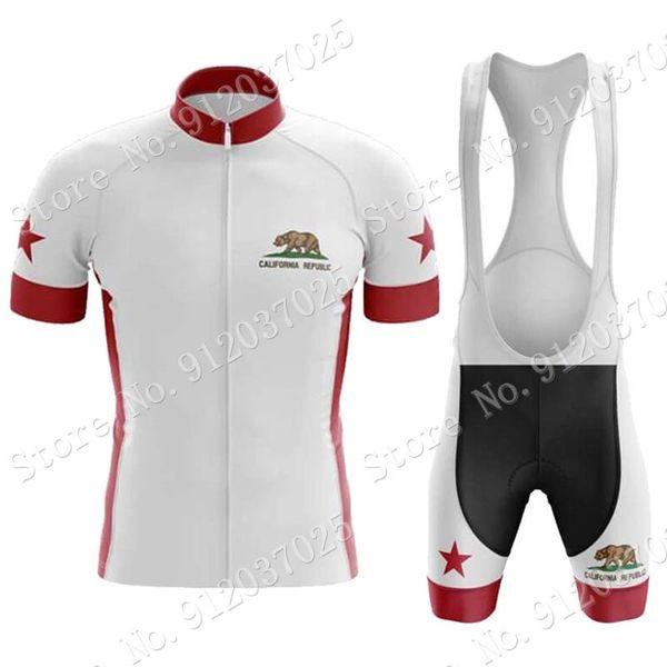 racing sets california 2021 white cycling jersey set short sleeve shirt clothing road bike shorts uniform maillot culotte wear, Black;blue
racing sets california 2021 white cycling jersey set short sleeve shirt clothing road bike shorts uniform maillot culotte wear, Black;blue
