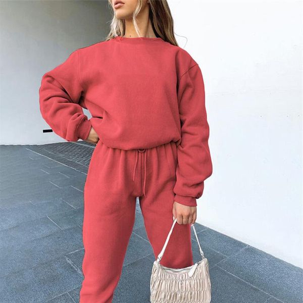 women's two piece pants rmsfe 2022 ladies autumn and winter solid color loose long sleeve round neck sweater drawstring leggings set, White
women's two piece pants rmsfe 2022 ladies autumn and winter solid color loose long sleeve round neck sweater drawstring leggings set, White