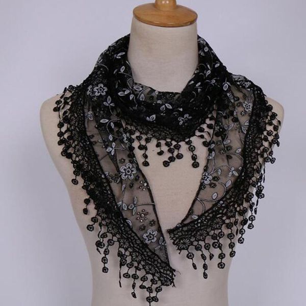 scarves arrival women hollow tassel lace rose floral knit triangle mantilla scarf shawl wrap fashion accessory, Blue;gray
scarves arrival women hollow tassel lace rose floral knit triangle mantilla scarf shawl wrap fashion accessory, Blue;gray
