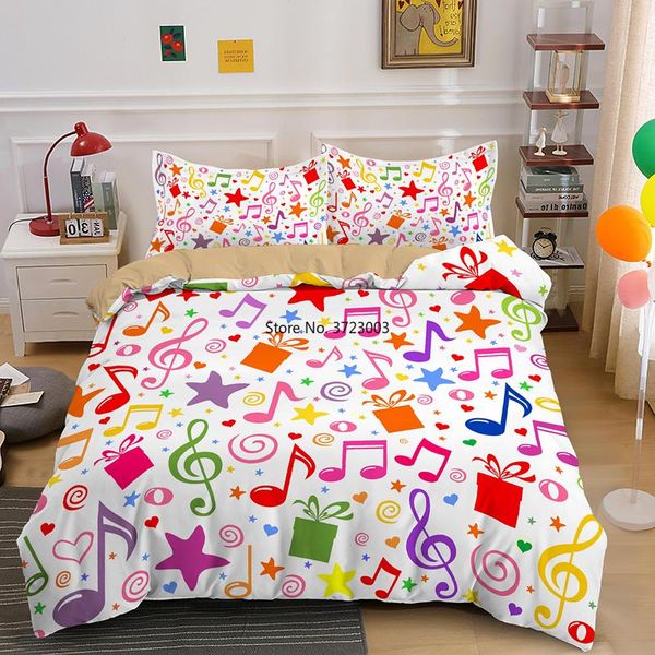 bedding sets music note pattern 2/3 home textile fashion quilt cover and pillowcase comfortable soft set
bedding sets music note pattern 2/3 home textile fashion quilt cover and pillowcase comfortable soft set