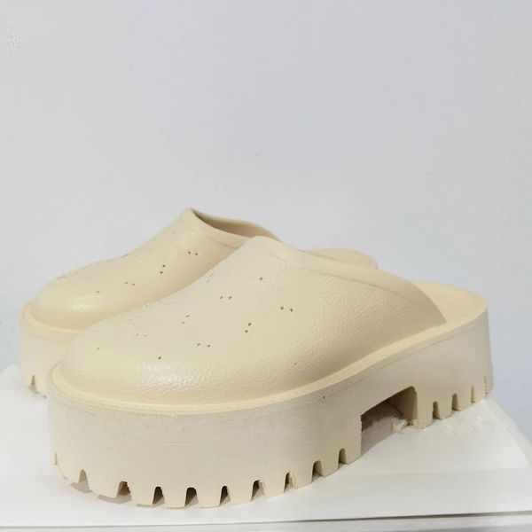 designer thick sole women half slippers round toe holes platforms slides non-slip ladies mules jelly shoes woman mujer, Black
designer thick sole women half slippers round toe holes platforms slides non-slip ladies mules jelly shoes woman mujer, Black