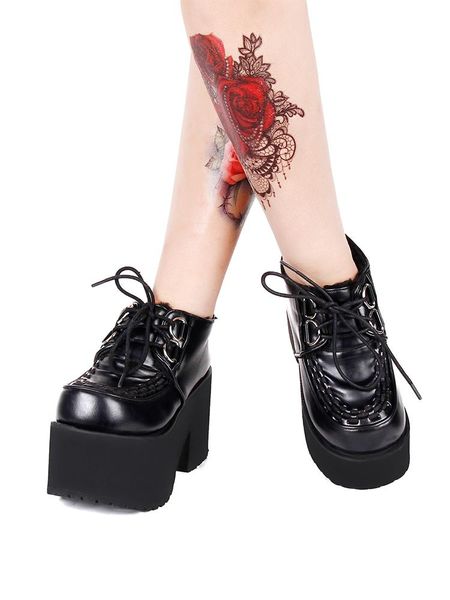 dress shoes angelic imprint gothic woman girl lolita cosplay punk lady high heels pumps women party lace up 33-47 10cm, Black
dress shoes angelic imprint gothic woman girl lolita cosplay punk lady high heels pumps women party lace up 33-47 10cm, Black