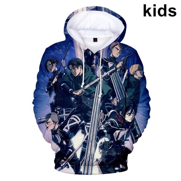 men's hoodies & sweatshirts 3 to 14 years kids attack on titan 3d printed hoodie sweatshirt boys girls harajuku anime jacket coat child, Black
men's hoodies & sweatshirts 3 to 14 years kids attack on titan 3d printed hoodie sweatshirt boys girls harajuku anime jacket coat child, Black