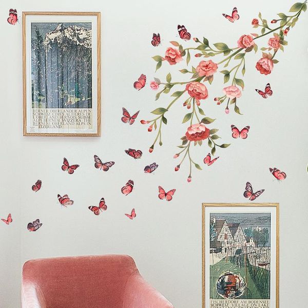 wall stickers beautiful flower butterfly sticker art creative chinese style 3d tree branch floral room decoration pegatinas p075
wall stickers beautiful flower butterfly sticker art creative chinese style 3d tree branch floral room decoration pegatinas p075
