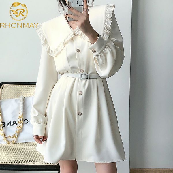 2021 spring and autumn new style french slim frenulum temperament dress long sleeve single breasted doll collar dressswimwear bathing suits, Black;gray
2021 spring and autumn new style french slim frenulum temperament dress long sleeve single breasted doll collar dressswimwear bathing suits, Black;gray