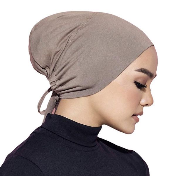 beanie/skull caps muslim turban cotton elastic bottom cap tie rope hijab solid color adjustable head wrap for women hair accessories 2021, Blue;gray
beanie/skull caps muslim turban cotton elastic bottom cap tie rope hijab solid color adjustable head wrap for women hair accessories 2021, Blue;gray