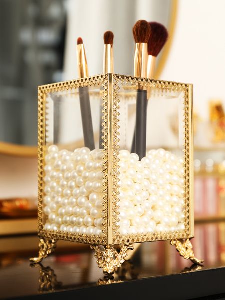 Goden Gass Cosmetic Brush Organizer Box Makeup Cosmetic Hoder Make Up Toos Boxes Makeup Tabe Organizer Dispay Rack
Goden Gass Cosmetic Brush Organizer Box Makeup Cosmetic Hoder Make Up Toos Boxes Makeup Tabe Organizer Dispay Rack