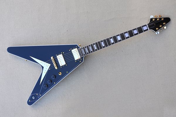 factory flying v black electric guitar with mahogany body and neck,gold hardware,rosewood fingerboard, can be customized
factory flying v black electric guitar with mahogany body and neck,gold hardware,rosewood fingerboard, can be customized