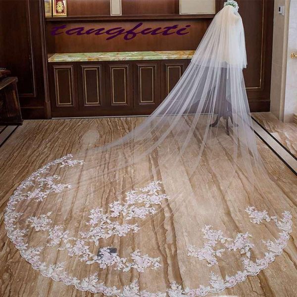 bridal veils white veil 3m cathedral applique edge two layer with comb wedding accessories long, Black
bridal veils white veil 3m cathedral applique edge two layer with comb wedding accessories long, Black