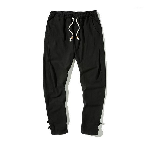 men's pants sinicism store man 5xl cotton harem mens jogger solid male traditional chinese frog button cloths trousers, Black
men's pants sinicism store man 5xl cotton harem mens jogger solid male traditional chinese frog button cloths trousers, Black