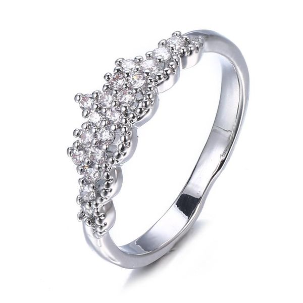 cluster rings bettyue classic design female little crown shape with zirconia ring three color modern style ingenious gift in party ornament, Golden;silver
cluster rings bettyue classic design female little crown shape with zirconia ring three color modern style ingenious gift in party ornament, Golden;silver
