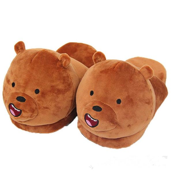 cute cartoon panda grizzly winter half pack bedroom slippers women man shoes warm plush cotton, Black
cute cartoon panda grizzly winter half pack bedroom slippers women man shoes warm plush cotton, Black