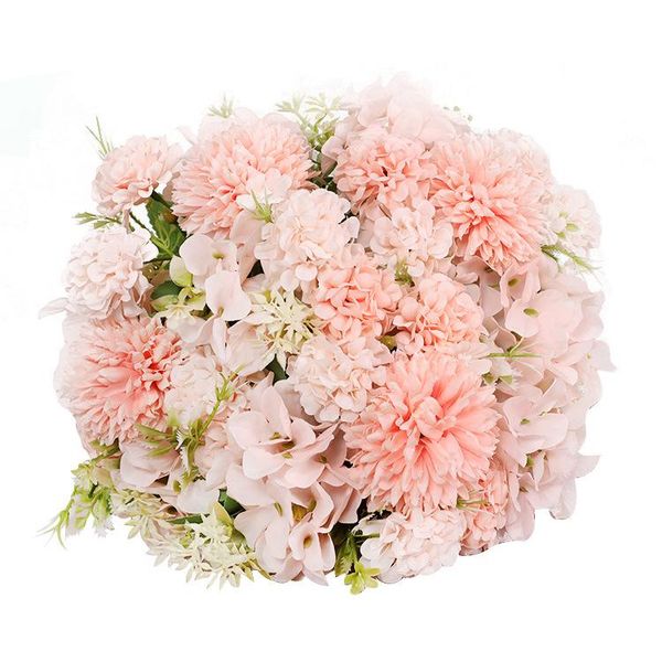 decorative flowers & wreaths 5 heads artificial bouquet bride bridesmaid bouquets hydrangea silk rose peony pompon flower wedding decoration
decorative flowers & wreaths 5 heads artificial bouquet bride bridesmaid bouquets hydrangea silk rose peony pompon flower wedding decoration