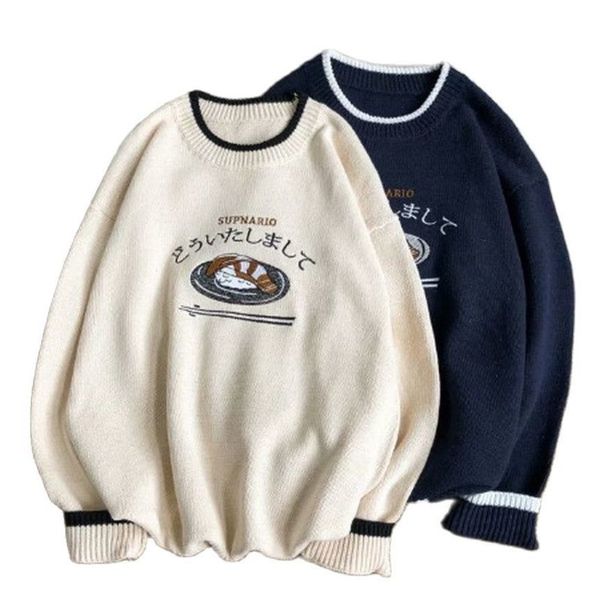 menswear knitted 2021 fashion harajuku sweater korean menswear jumper size -2xl, White;black
menswear knitted 2021 fashion harajuku sweater korean menswear jumper size -2xl, White;black