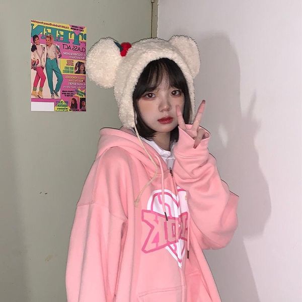 women's hoodies & sweatshirts autumn love printing harajuku anime oversized hoodie sweatshirt hip hop coat y2k thin jacket, Black
women's hoodies & sweatshirts autumn love printing harajuku anime oversized hoodie sweatshirt hip hop coat y2k thin jacket, Black