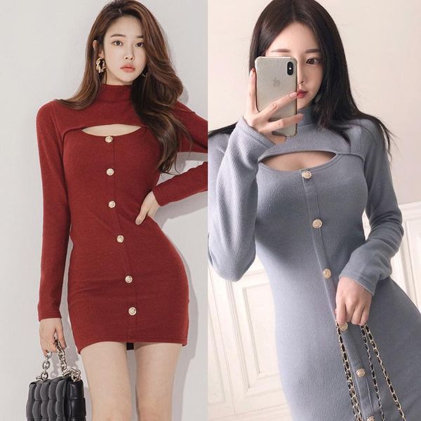 casual dresses winter knitting one piece korea ladies long sleeve mini club party for women clothing, Black;gray
casual dresses winter knitting one piece korea ladies long sleeve mini club party for women clothing, Black;gray