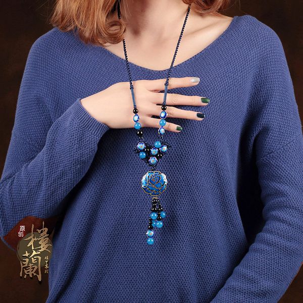 xianlan367 national wind sweater chain long chinese wind clothes hang atmospheric wind restoring ancient ways necklace pendant acc, Silver
xianlan367 national wind sweater chain long chinese wind clothes hang atmospheric wind restoring ancient ways necklace pendant acc, Silver