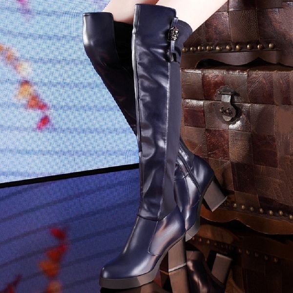 winter fashion women zipper thick high heel sewing plush inside platform over-the-knee ladies long boots 0304 gva5, Black
winter fashion women zipper thick high heel sewing plush inside platform over-the-knee ladies long boots 0304 gva5, Black