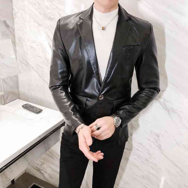 men's leather & faux brand fashion leather jacket thin male neck biker korean solid color size s-3xl chb2, Black
men's leather & faux brand fashion leather jacket thin male neck biker korean solid color size s-3xl chb2, Black