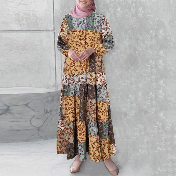 ethnic clothing women loose floral printed dress msulim kaftan fashion robe o neck long shirt button down elastic cuff maxi sundress 5xl, Red
ethnic clothing women loose floral printed dress msulim kaftan fashion robe o neck long shirt button down elastic cuff maxi sundress 5xl, Red