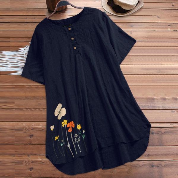 women's blouses & shirts 5xl women plus size o-neck pullover short sleeve cotton and linen shirt female blusas femme, White
women's blouses & shirts 5xl women plus size o-neck pullover short sleeve cotton and linen shirt female blusas femme, White