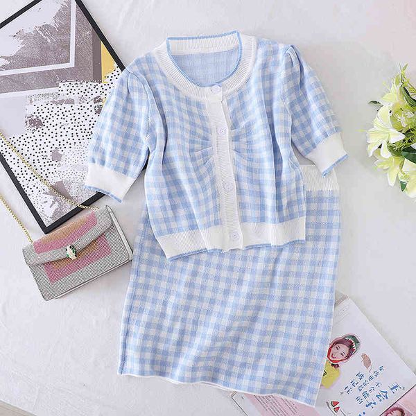 two piece dress korean sweet sweater 2 set women crop + mini skirts sets plaid short knitted cardigan & skirt tracksuits sweat, White
two piece dress korean sweet sweater 2 set women crop + mini skirts sets plaid short knitted cardigan & skirt tracksuits sweat, White