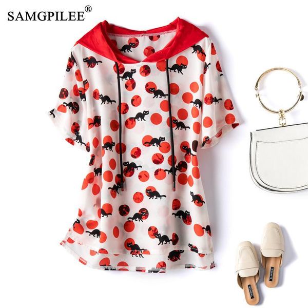 plus size t-shirt summer t shirt oversized 2021 korean style dot cat pattern casual hooded collar chiffon thin women's t-shirts 4xl
plus size t-shirt summer t shirt oversized 2021 korean style dot cat pattern casual hooded collar chiffon thin women's t-shirts 4xl