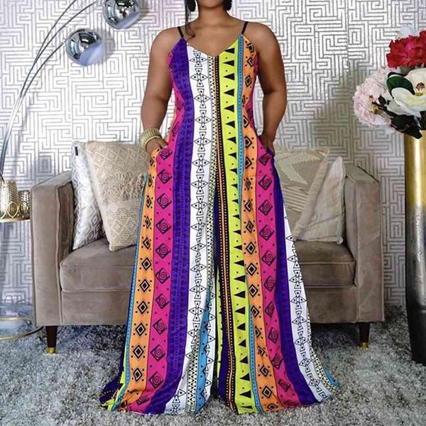 geometric print women's wide leg jumpsuits with pocket summer ladies sleeveless sling jumpsuit female casual loose rompers 210521, Black;white
geometric print women's wide leg jumpsuits with pocket summer ladies sleeveless sling jumpsuit female casual loose rompers 210521, Black;white