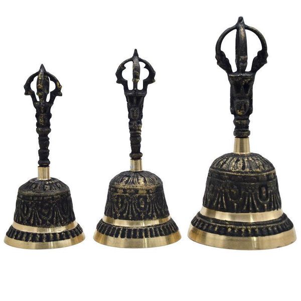 decorative objects & figurines black brass handicraft large engraved hand bell loud and clear sound for school meditation church bronze crea
decorative objects & figurines black brass handicraft large engraved hand bell loud and clear sound for school meditation church bronze crea