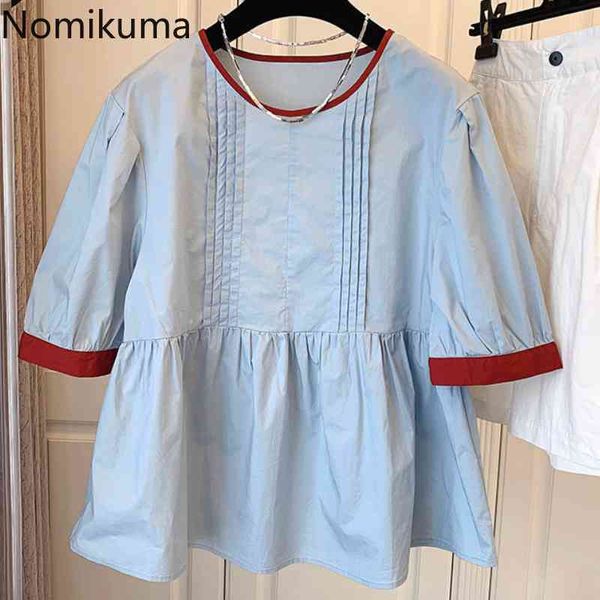 nomikuma sweet puff sleeve women doll shirt korean hit color patchwork blouse new pleated summer blusas feminimo 6h360 210427, White
nomikuma sweet puff sleeve women doll shirt korean hit color patchwork blouse new pleated summer blusas feminimo 6h360 210427, White