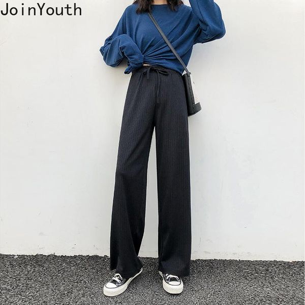 women's pants & capris joinyouth sweatpants korean knit elastic waist pantalon femme high loose solid lace up wild pantalones mujer 091, Black;white
women's pants & capris joinyouth sweatpants korean knit elastic waist pantalon femme high loose solid lace up wild pantalones mujer 091, Black;white