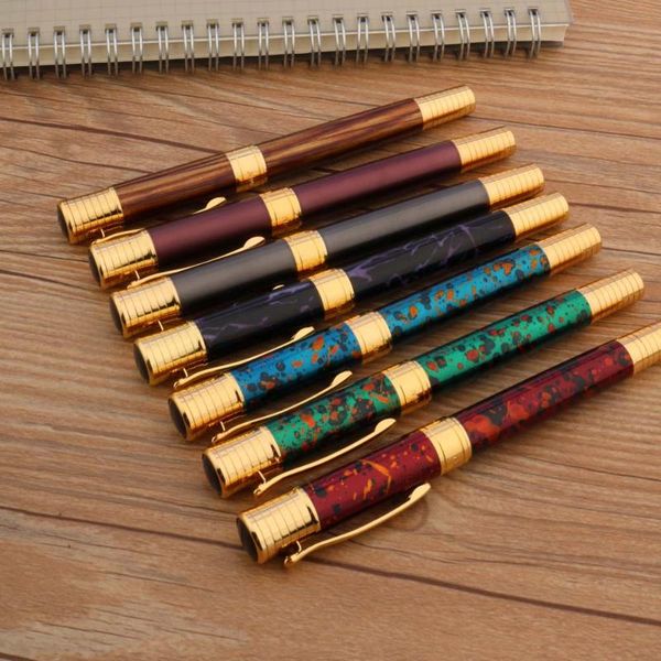 fountain pens luxury metal 3006 pen ice flower color golden trim green blue red stationery office school supplies writing
fountain pens luxury metal 3006 pen ice flower color golden trim green blue red stationery office school supplies writing