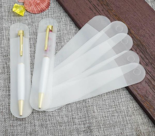 pencil cases plastic rounded matte transparent bag solid color universal pen smooth gift can be hung
pencil cases plastic rounded matte transparent bag solid color universal pen smooth gift can be hung