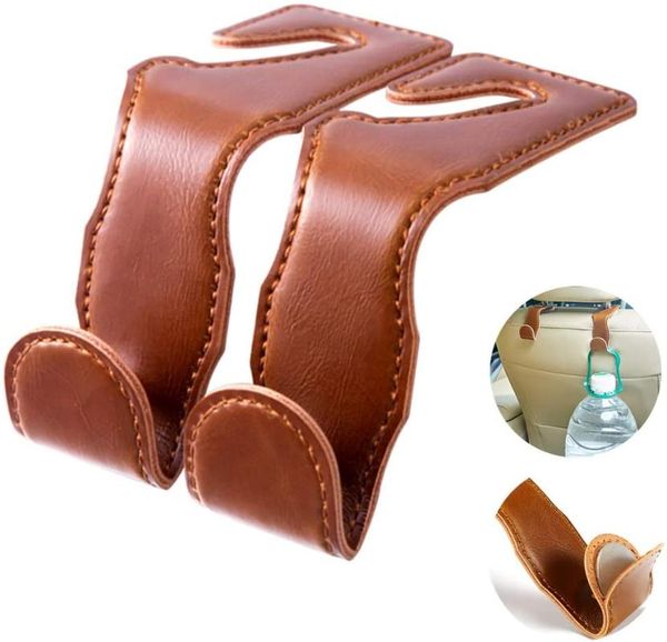 car organizer 2pcs/pack leather back seat headrest hooks for purses grocery bags universal vehicle holder accessories interior hanger
car organizer 2pcs/pack leather back seat headrest hooks for purses grocery bags universal vehicle holder accessories interior hanger