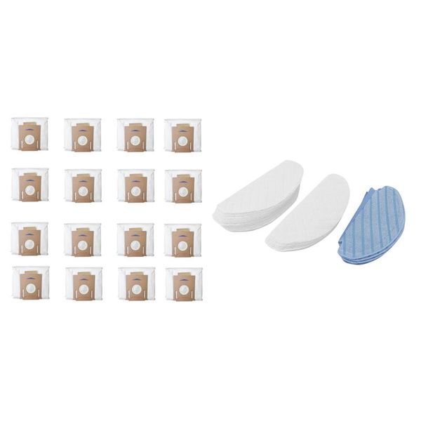 vacuum cleaners 16pcs for ecovacs deebot ozmo t8 aivi robot cleaner high capacity leakproof dust bag & 40pcs disposable rags
vacuum cleaners 16pcs for ecovacs deebot ozmo t8 aivi robot cleaner high capacity leakproof dust bag & 40pcs disposable rags