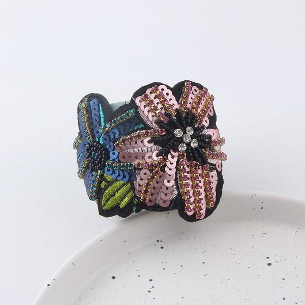 bangle big flower personality bracelet fashion sequins inlaid rhinestone ladies prom leisure gift 963, Black
bangle big flower personality bracelet fashion sequins inlaid rhinestone ladies prom leisure gift 963, Black