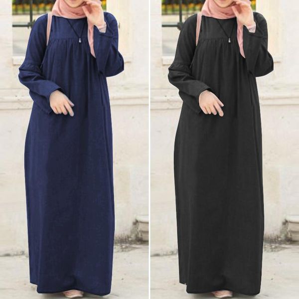 casual dresses plus size stylish denim blue maxi dress women's muslim zenzea 2021 lapel button vestidos female flare sleeve robe, Black;gray
casual dresses plus size stylish denim blue maxi dress women's muslim zenzea 2021 lapel button vestidos female flare sleeve robe, Black;gray